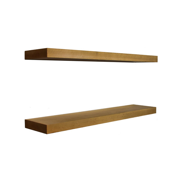 Wildon Home® Hawwa Solid Wood Floating Shelf Wayfair